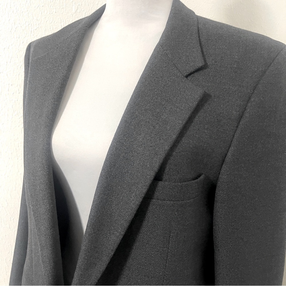 All Pure Wool Parkridge Executive From Norton Ditto Mens Blazer Jacket Gray - Picture 3 of 13